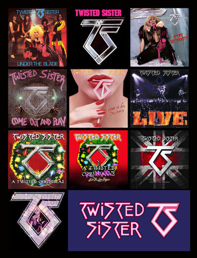 TWISTED SISTER-DISCOGRAPHY